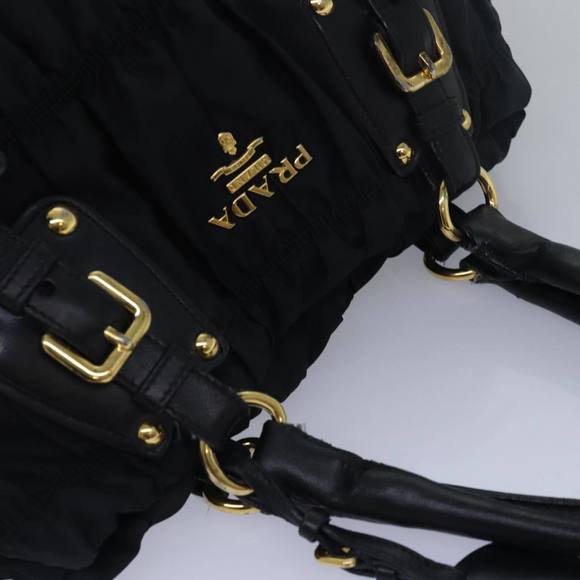 PRADA Hand Bag Nylon Black Auth mr281 - Picture 6 of 16